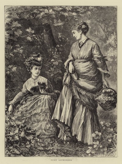 Fern Gatherers by Henry Woods